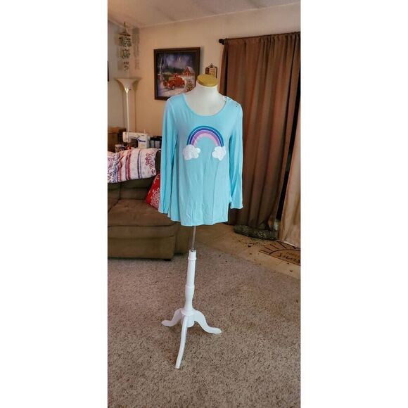 NWT JUSTICE GIRLS LS TSHIRT - Picture 1 of 4